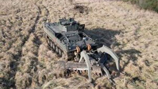 Weevil was created by the Defence Science and Technology Laboratory (Dtsl) and Pearson Engineering (Picture: MOD)