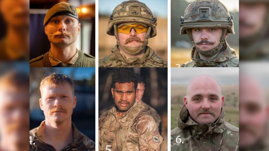 1st Battalion Welsh Guards Movember Moustache Competition 2021 (Picture The Welsh Guards).