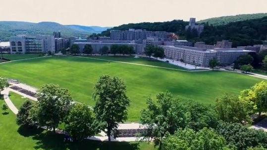 West Point's Davis Barracks from screengrab CREDIT @WestPoint_USMA Twitter