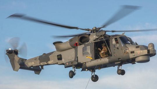 Wildcat helicopter Fleet Air Arm Royal Navy