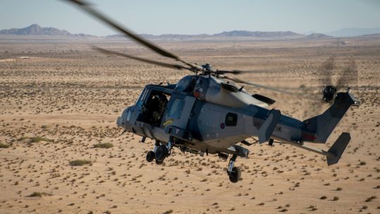The crews are in the US so they can gain their Environmental Qualifications (Desert) certification (Picture: MOD)