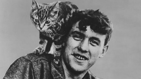 William Ballantyne and Wopsie the cat (Image Publicity Picture)
