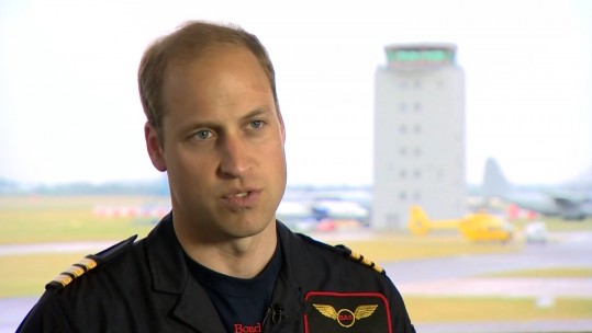 Duke of Cambridge &quot;Feeling The Nerves&quot; On First Day In New Job