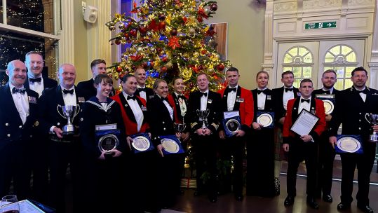 Winners from the 2025 Royal Navy Sports Awards CREDIT BFBS DATE 02122025.jpg