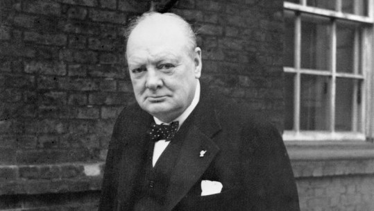 Prime Minister Winston Churchill 10 Downing Street 1941 © IWM (H 15674)