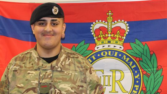 Cpl Ibrahim Flaherty British Army Cadet Flag C Company Yorkshire North & West ACF