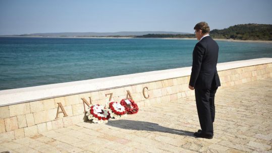 Tributes were paid across Gallipoli (Picture:  Commonwealth War Graves Commission).