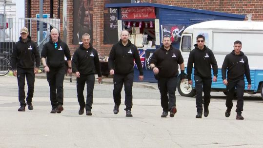 Yompathon serving and veteran front-line personnel charity yomp CREDIT BFBS