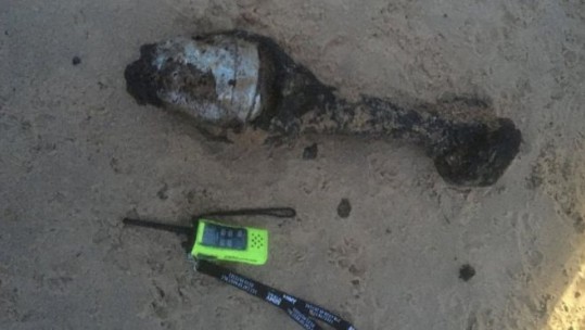 Unexploded device in Norfolk - CREDIT: HM Coastguard
