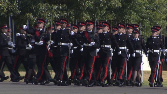 Officer Cadets Pass Out Of Sandhurst