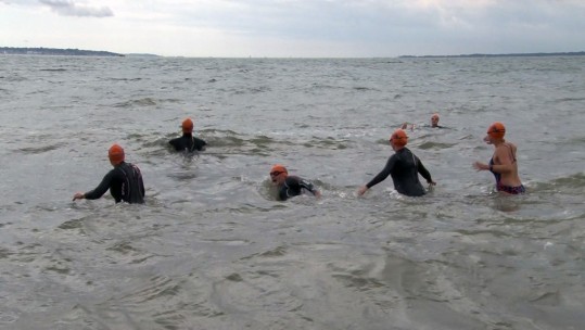 Former Navy Commander With Terminal Cancer In Charity Swim