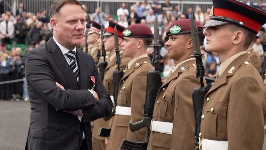 Actor and forces champion Anthony Cotton says war time shouldn't be the only time we keep the military in mind