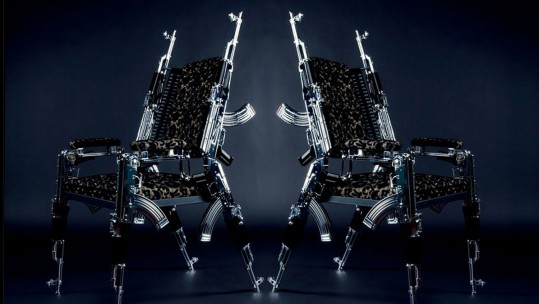 Rainer Weber's AK47 chair