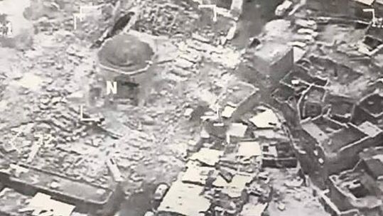 Destruction al Nuir Mosul Iraq