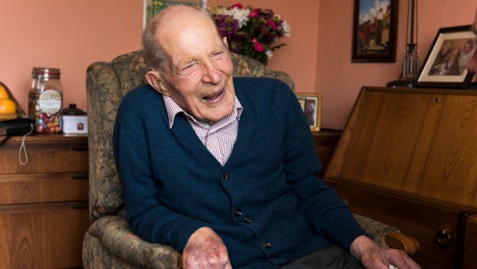 Alfred Smith- 110 year old man.