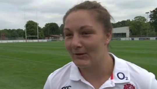 RAF and England Rugby star Amy Cokayne