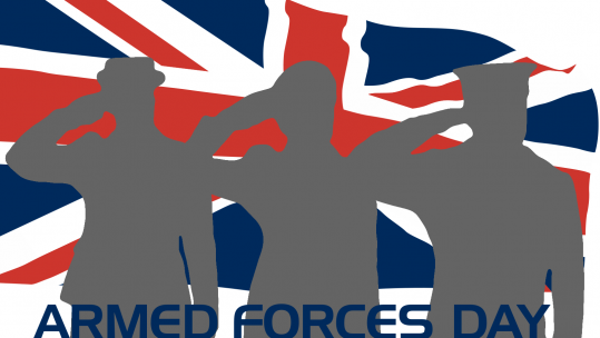 Armed Forces Day 2019. BFBS graphic.