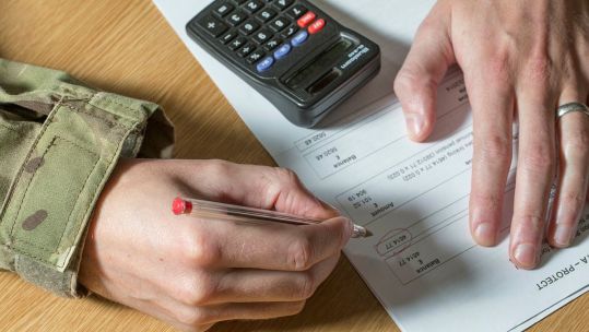 Many service personnel are struggling financially despite a recent pay rise 