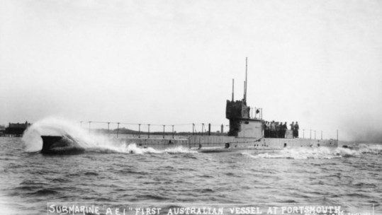 WWI australia submarine 