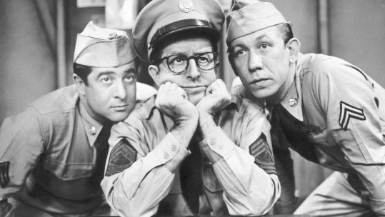 Phil Silvers as Sgt Bilko. 2014 © CBS Studios Inc. All Rights Reserved