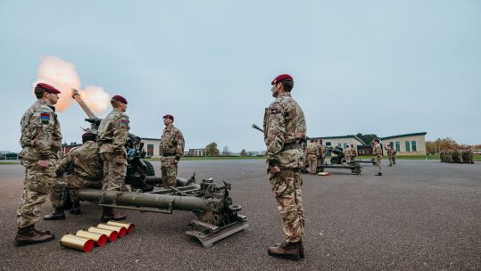 A gun salute has been fired by the British Army in honour of General Sir Mike Jackson who died at the age of 80 (Picture: British Army)