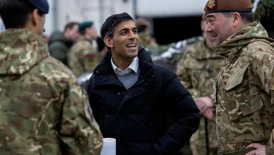 British Prime Minister Rishi Sunak was confronted by a veteran during an interview regarding increasing spending on the Armed Forces (Picture: MOD).
