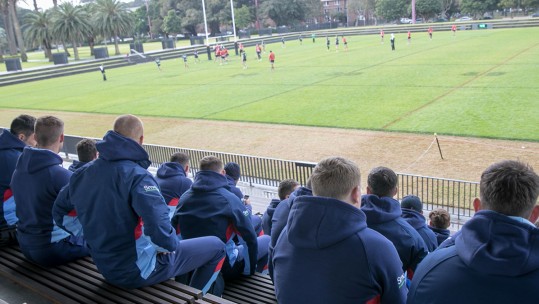 UKAF rugby league squad visit Oz squad