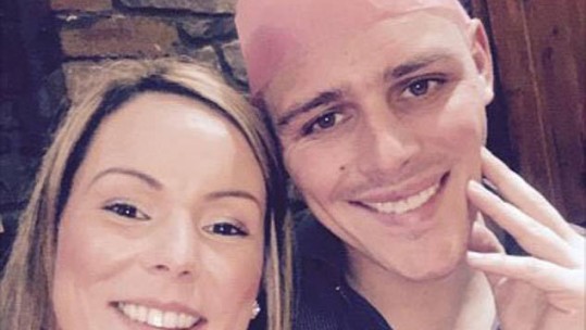 Cai Davies and fiancee