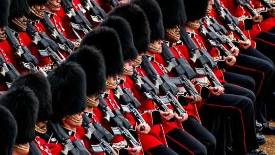 The Changing of the Guard has been cancelled ahead of next week ahead of the upcoming State Visit of the Emperor and Empress of Japan (Picture: The Army in London)