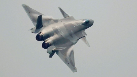 A J-20 stealth fighter jet of Chinese People's Liberation Army (PLA) Air Force performs at the China International Aviation and Aerospace Exhibition, or Airshow China, in Zhuhai, Guangdong province, China September 28, 2021 (Picture: REUTERS/Aly Song).