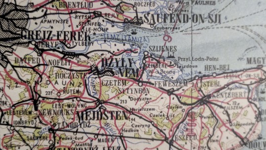 Polish Cold War map of England