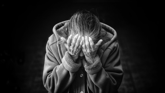 Old Woman PTSD Anxiety Depression Military Wife CREDIT: Cristian Newman