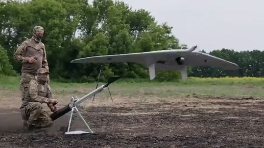 The Russian SKAT 360M drone is giving troops on the ground deep intelligence on the battlefield (Picture: Russian MOD)