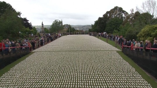 A 12 Inch Figurine For Every Man Killed On The First Day Of The Somme