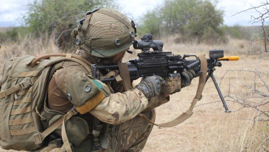 A Company 3 PARA Launch First Major Training Assault in Kenya