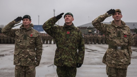 1st Battalion The Royal Welsh have taken over from 5th Battalion The Rifles in Estonia