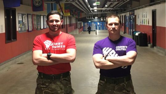 SAC Terence 'Si' Leyman & Corporal Andy Houston.