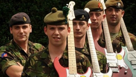 Forces Band Firing Blanks Taking on X Factor for Christmas Number One