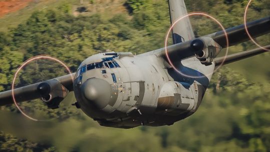 A special flypast to mark the retirement of the Hercules aircraft will take place on 14 June (Picture: Royal Air Force).