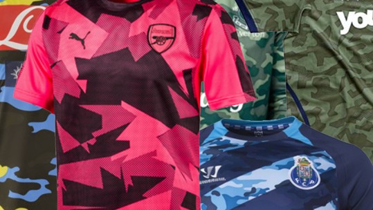 Worst Camo Football Shirt List