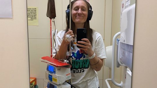 RAF football star Rachael Howes has launched a JustGiving fundraiser for  Blood Cancer UK (Picture: Rachael Howes/ JustGiving)