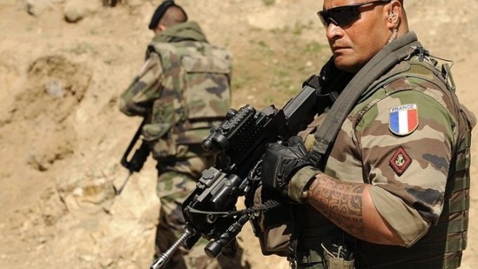 French troops