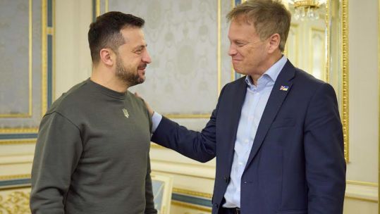 Defence Secretary Grant Shapps has visited President Zelensky in Ukraine (Picture: Grant Shapps MP X). 