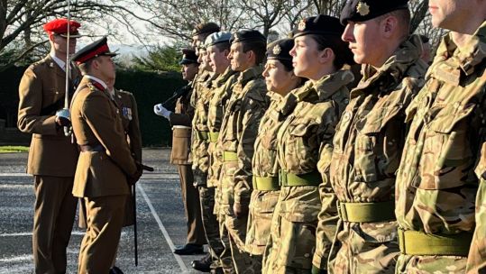The first pass parade of 2023 was held at ATR Grantham