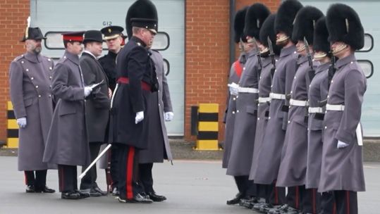 Grenadier Guards have undertaken the Fit For Role Inspection 