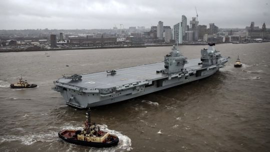 HMS Prince of Wales will arrive in Liverpool on Sunday morning (Picture: Royal Navy)