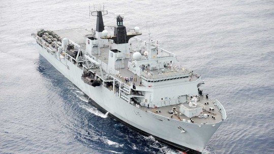 HMS Bulwark Leads Commemoration Flotilla