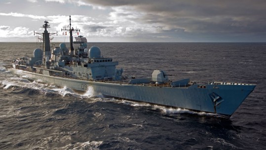 HMS Edinburgh Sets Sail For Final Time 