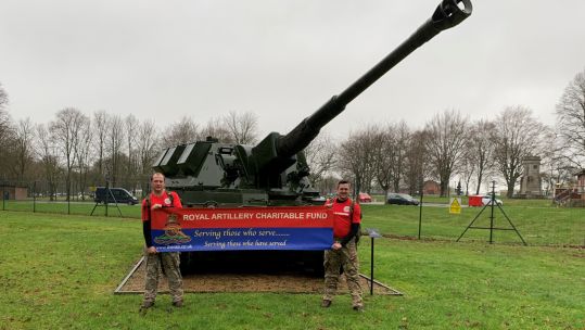WO1 Fletcher Unwin and Sgt Tom Hart. Credit Fletcher Unwin
