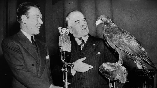 In 1940, Capt Knight and Mr Ramshaw were guests on the Fred Allen Hour in the USA CREDIT Knight family